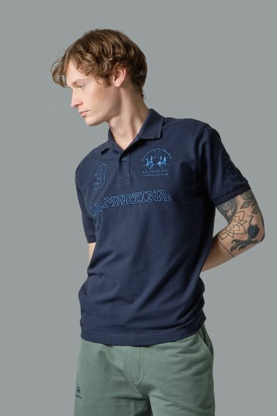 Iconos Hombre Outlet Tienda La Martina Azul Marino Talla XS Chile